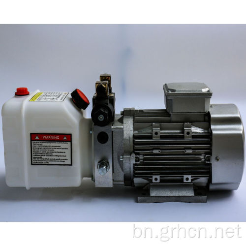 2QT পাম্প জলাধার সহ পেশাদার 12V DC হাইড্রোলিক পাওয়ার ইউনিট